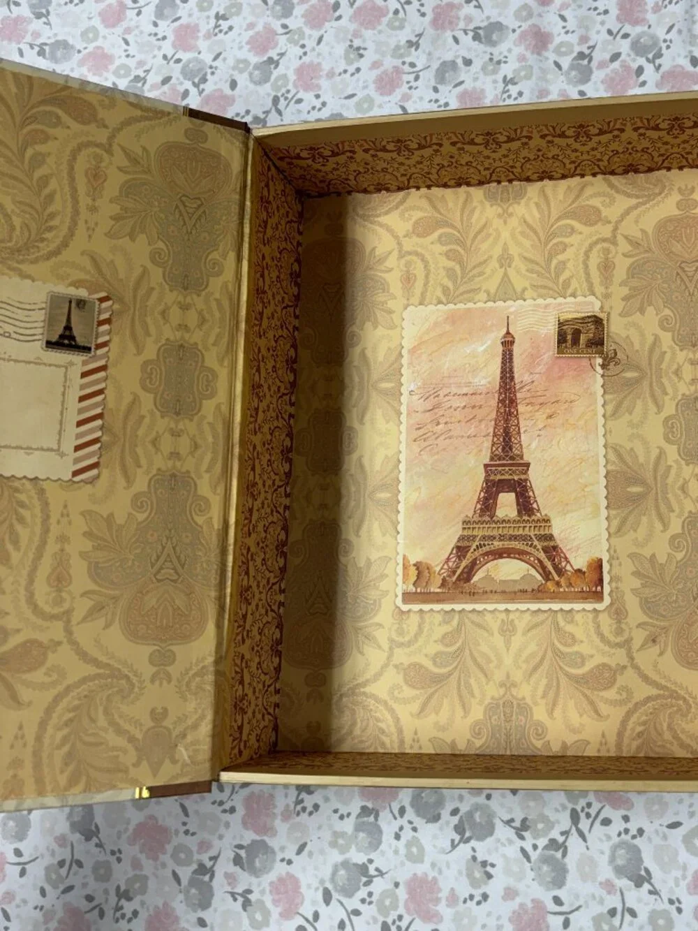 Paris Themed Storage Box - Magnetic Closure